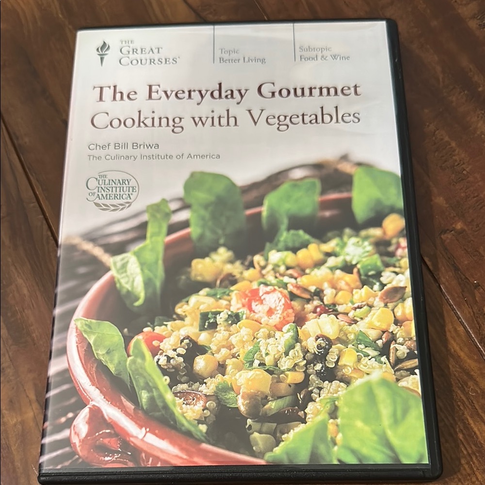 The Everyday Gourmet Cooking with Vegetables The Great Courses 4 DVD Set